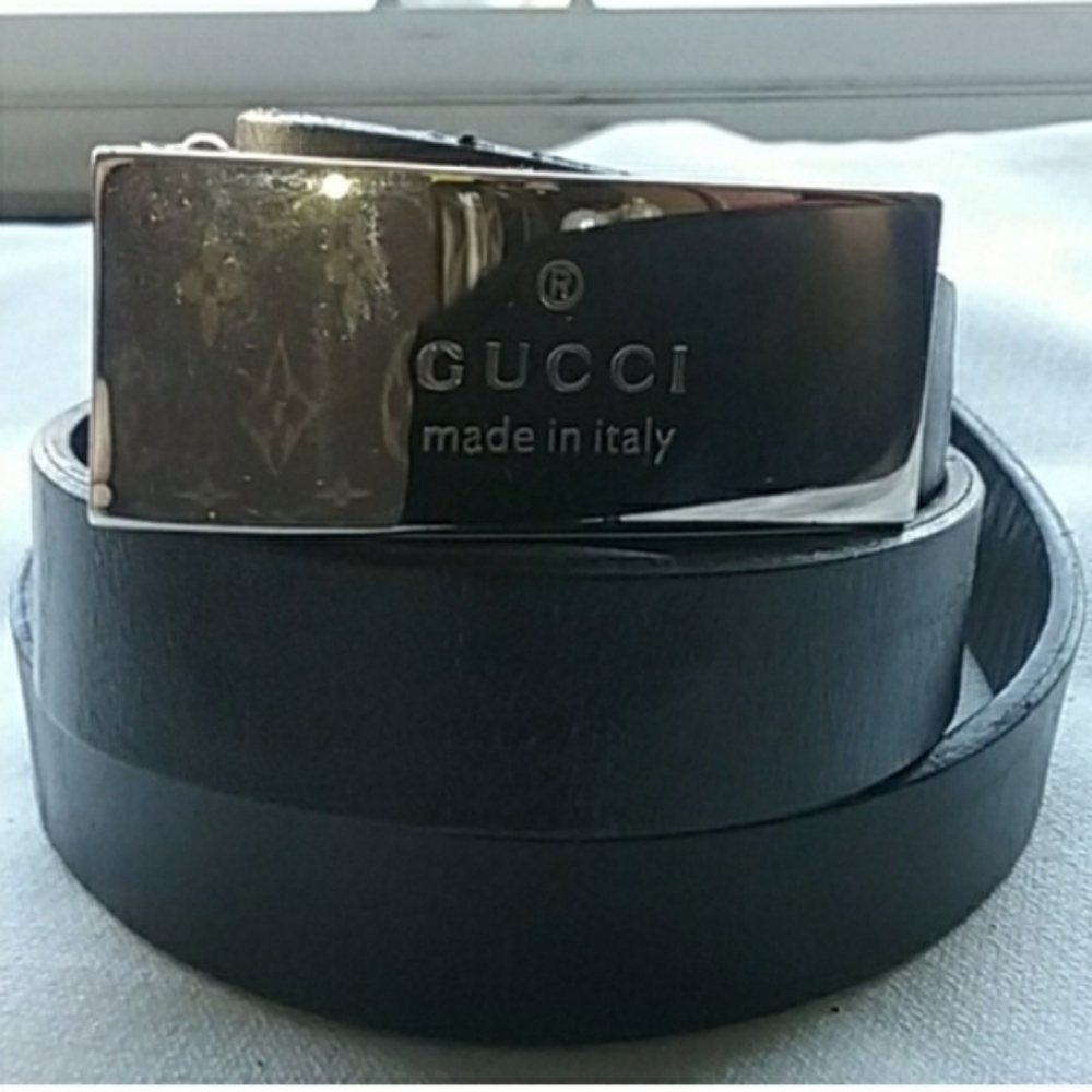 GUCCI Vintage Leather Belt - Picture 7 of 9